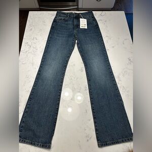 Sezane Serge Women's Dark Blue Flared Jeans